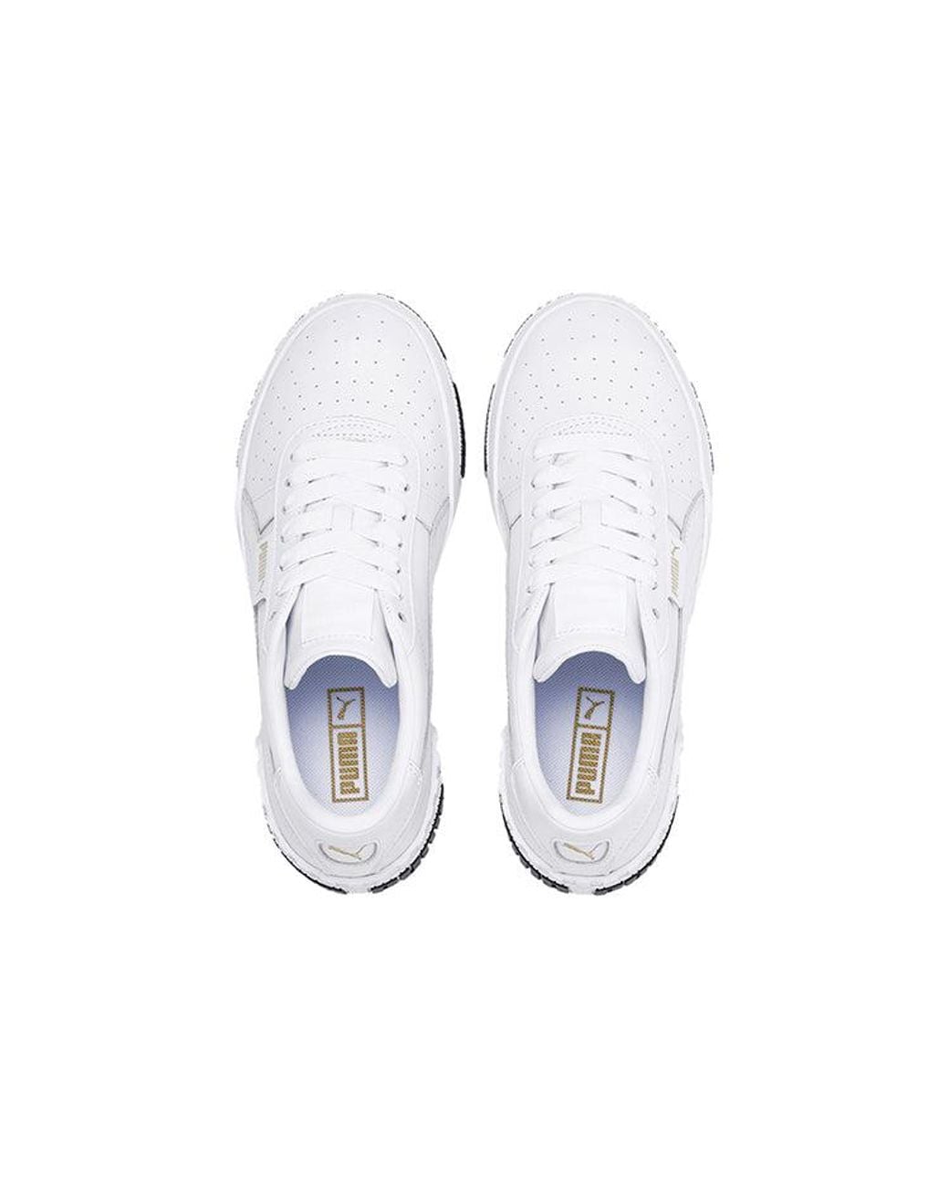 PUMA White (Wmns) Cali Bold Metallic'
