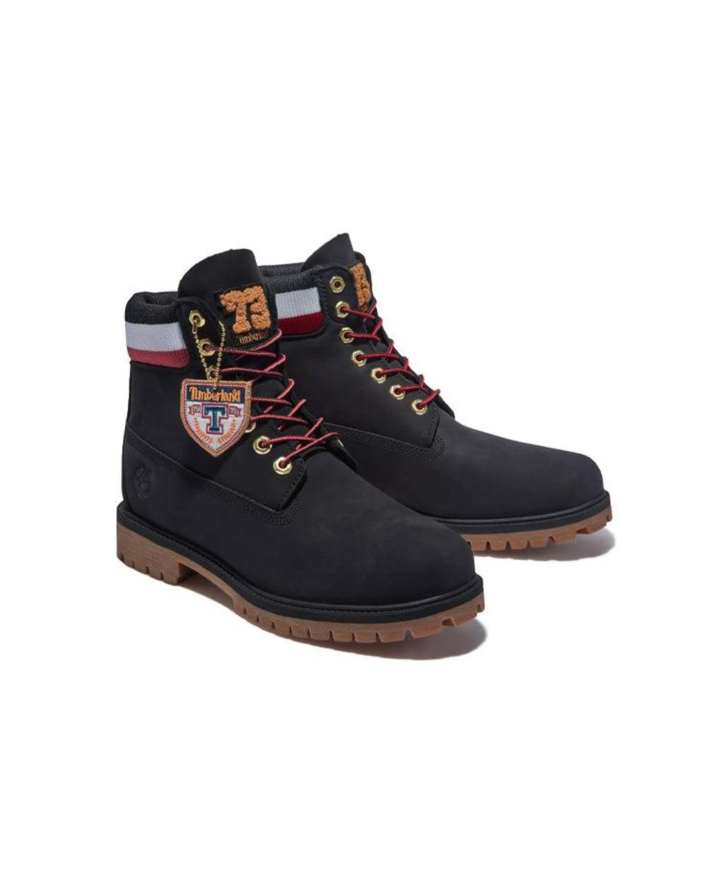 Timberland Black 6 Inch Heritage Cupsole Boot Nubuck With' for men
