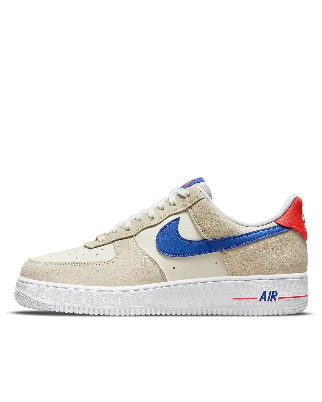 Nike Blue Air Force 1 '07 Lv8 'Coconut Milk Hyper Royal' for men