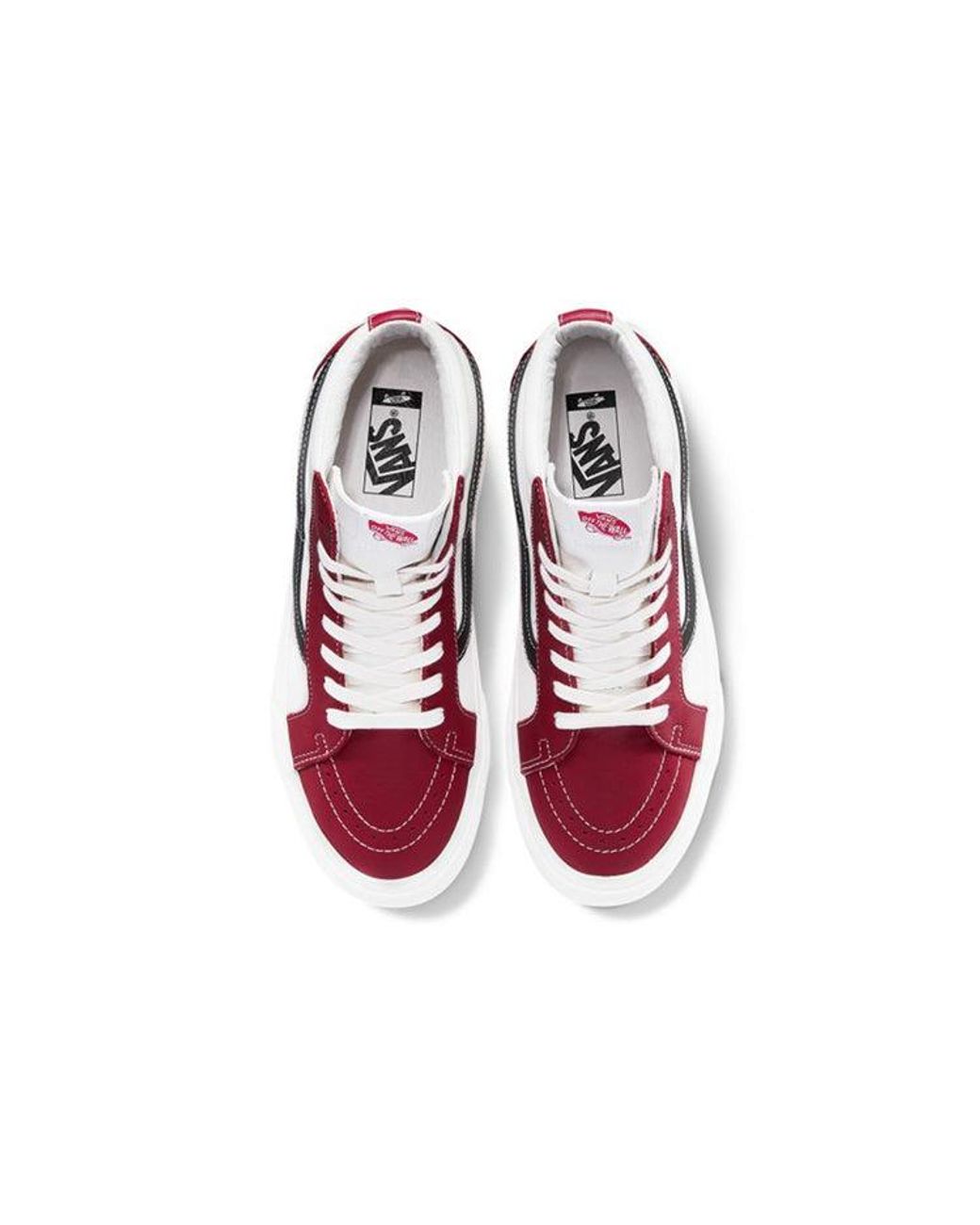 Vans White Sk8-Hi Reissue Vlt Lx 'Chili Pepper Marshmallow' for men