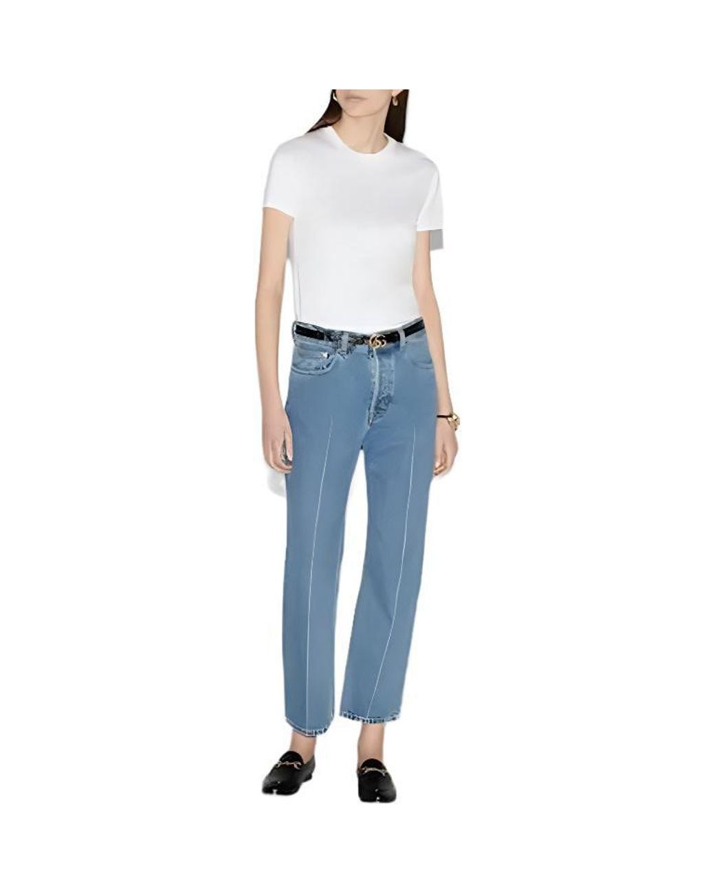 Gucci White (Wmns) Cotton Jersey T-Shirt
