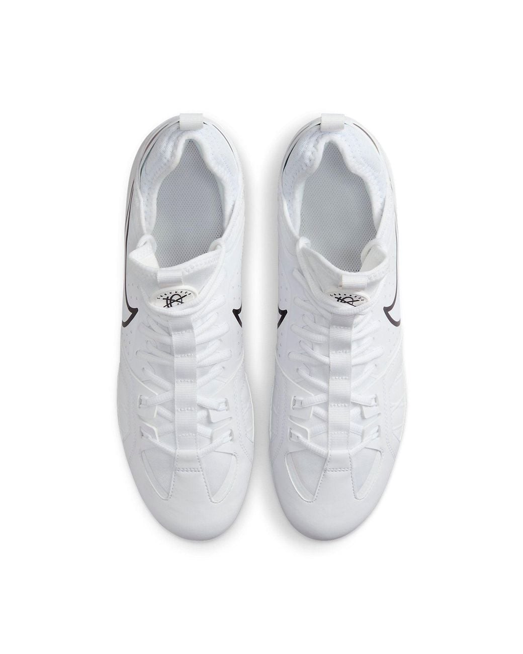 Nike White Huarache 9 Varsity Lax Lacrosse Cleats for men