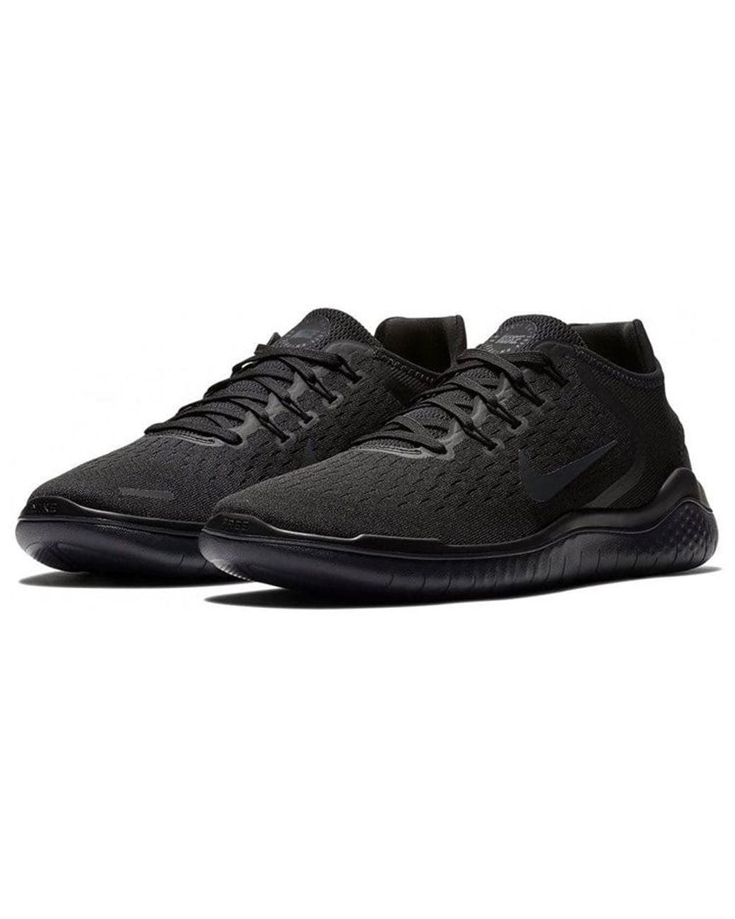 Nike Black Free Rn 2018 Running Shoes for men