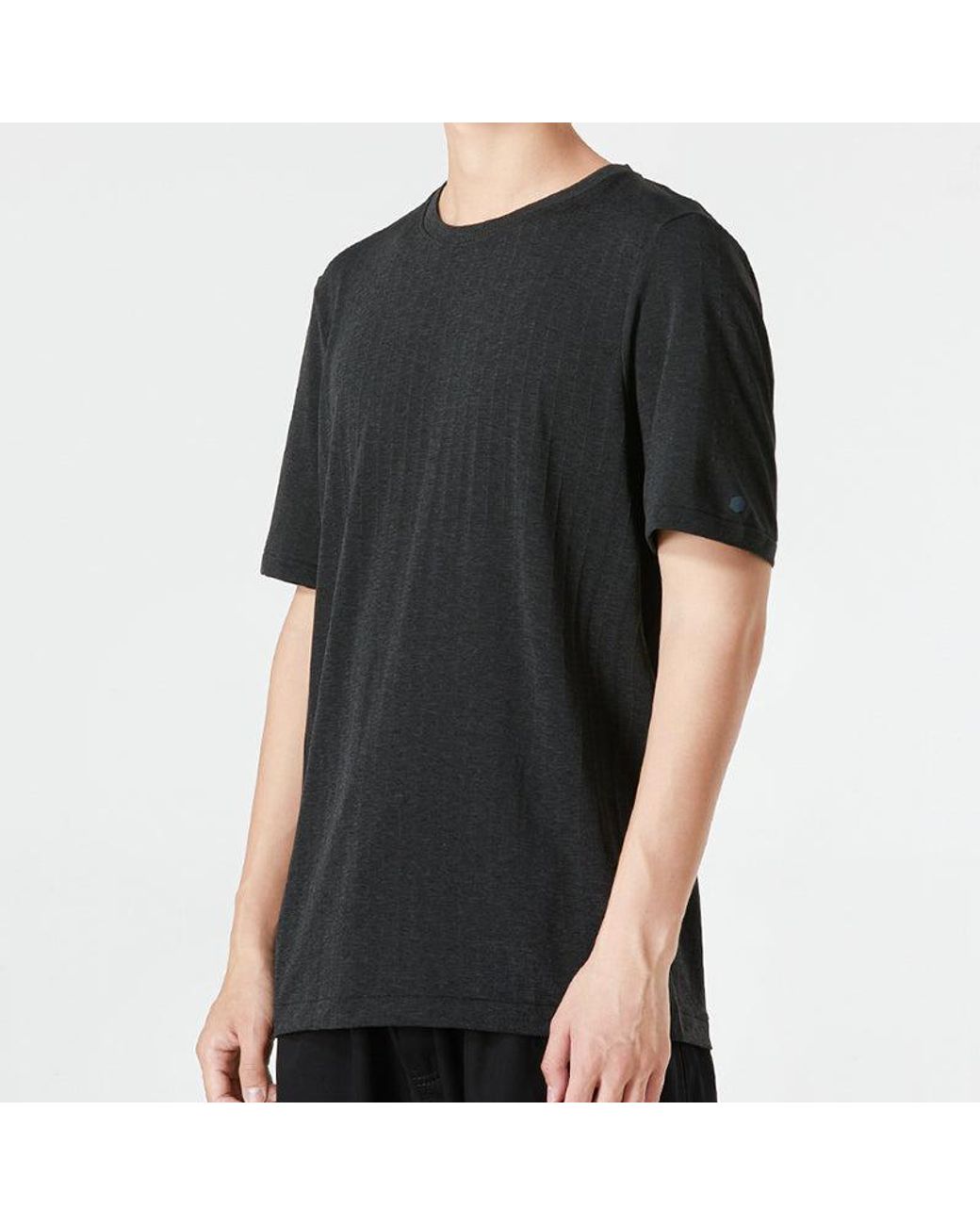 Under Armour Black Rush Seamless Short Sleeve for men