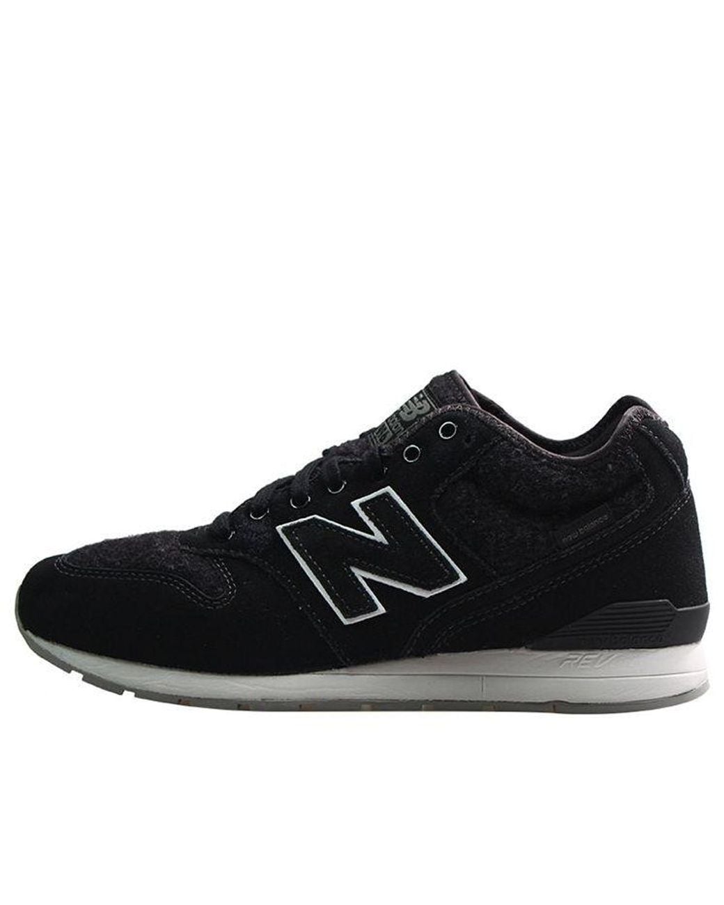 New Balance Black Nb 996 Low Tops Retro Sports Shoe for men