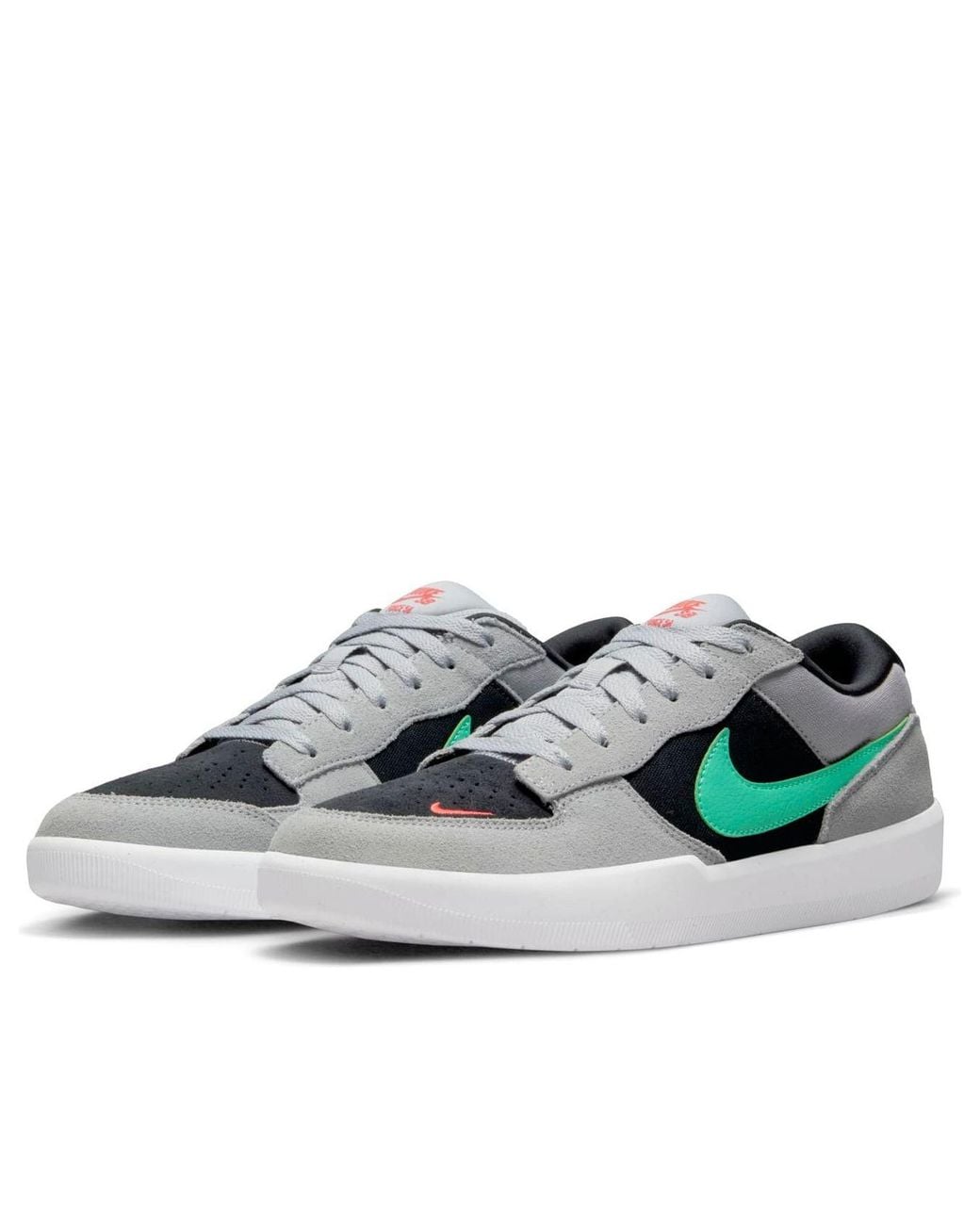 Nike Gray Sb Force 58 Skate Shoe for men