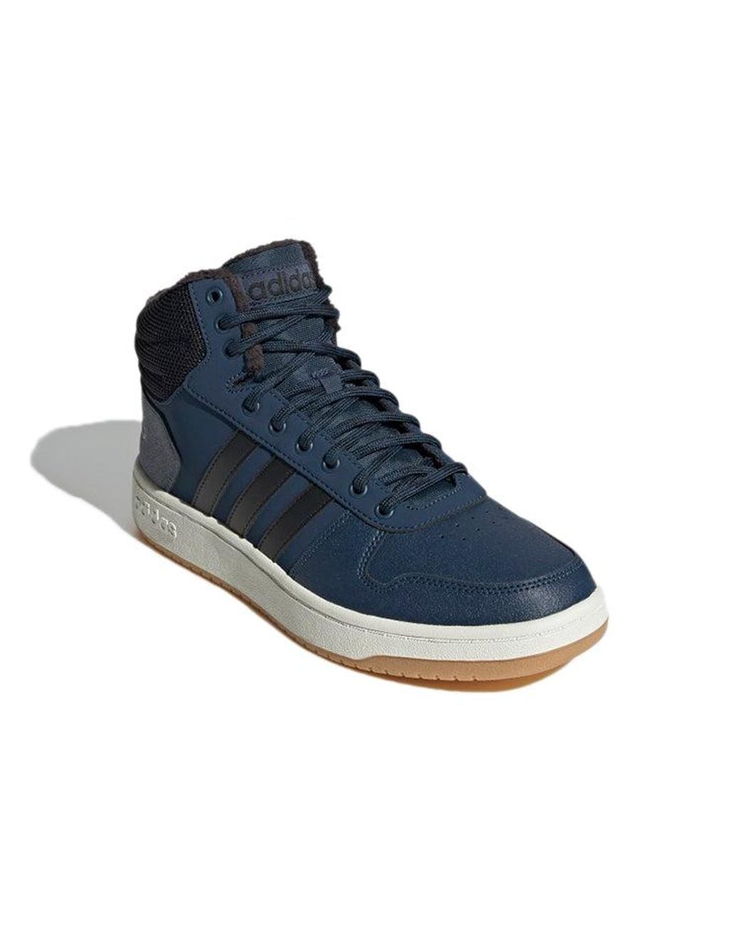 Adidas Blue Hoops 2.0 Mid 'Crew Gum' for men