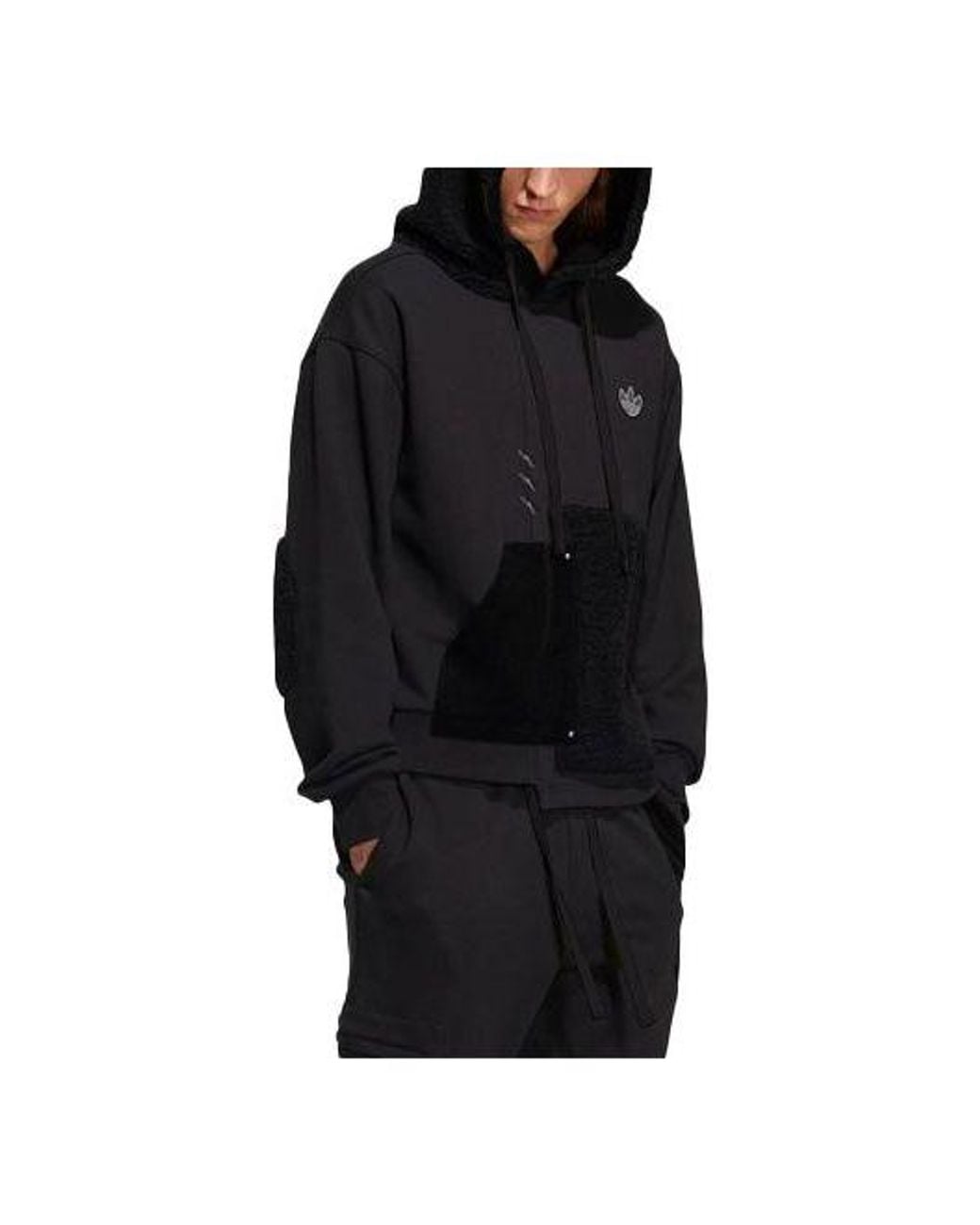 Adidas Black Originals Series Irregular Splicing Sports for men