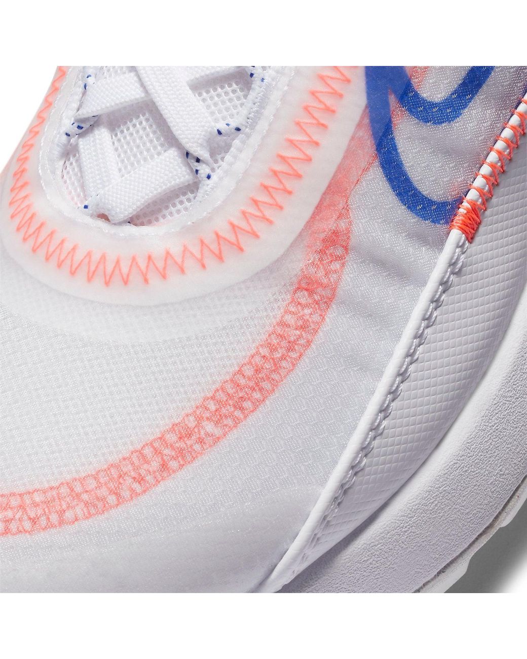 Nike White Air Max 2090/Racer-Flash Crimson Ct1290-100