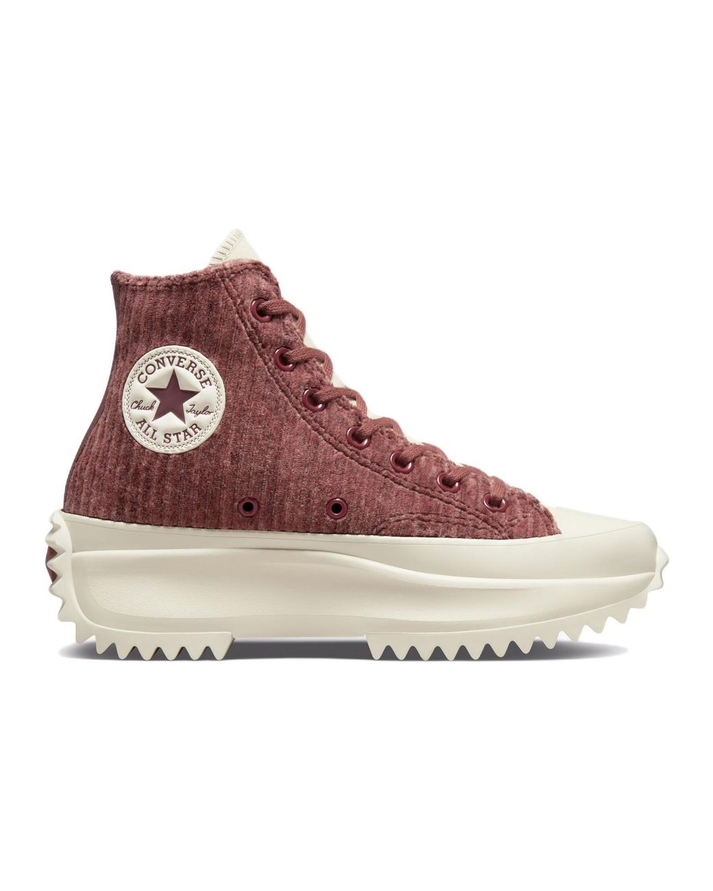 Converse Red Run Star Hike Platform High 'Striped Knit' for men