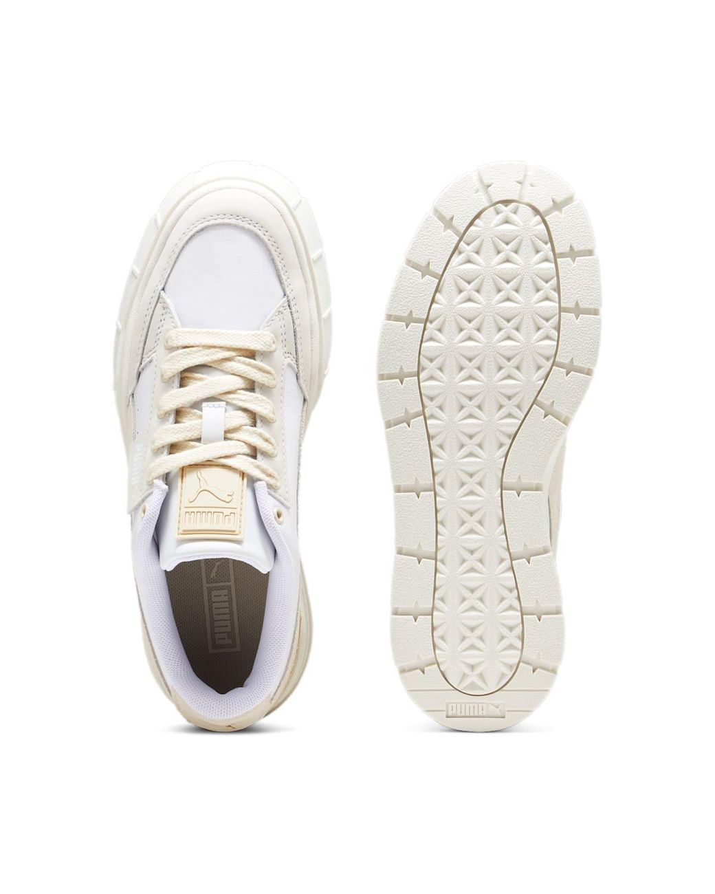 PUMA White (Wmns) Mayze Stack Luxe Alpine Snow'