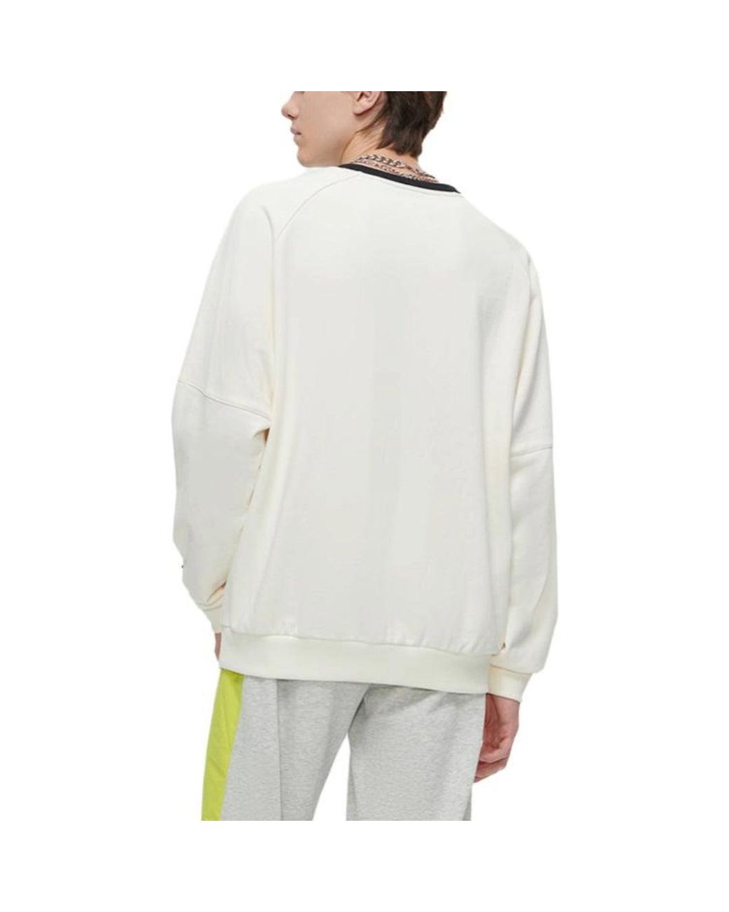 Fila White X Beams Letter Printed Sweater for men