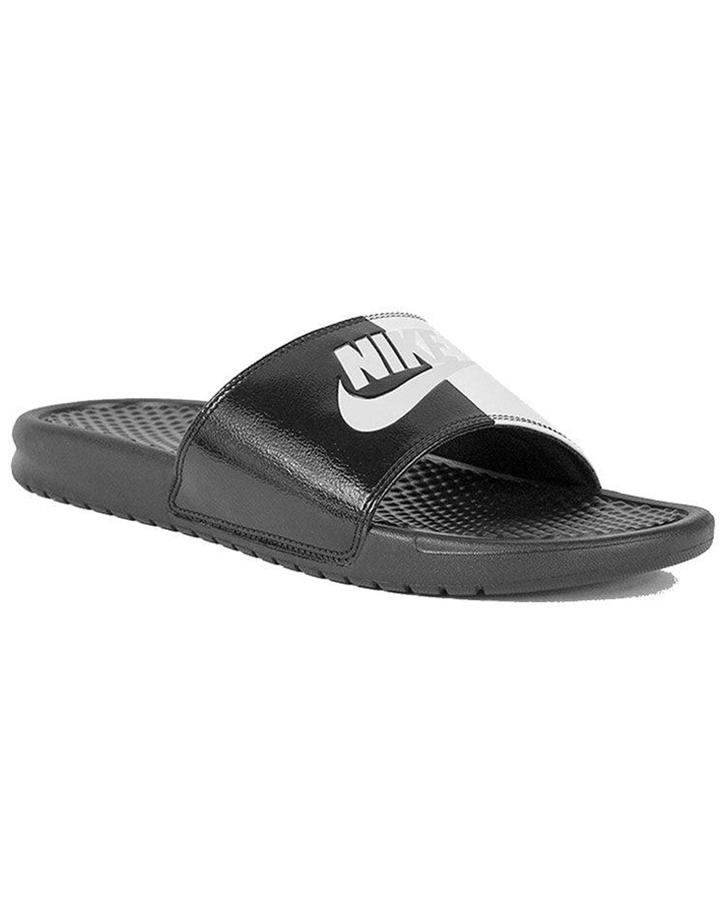Nike Black Benassi Jdi Pure Platinum' for men