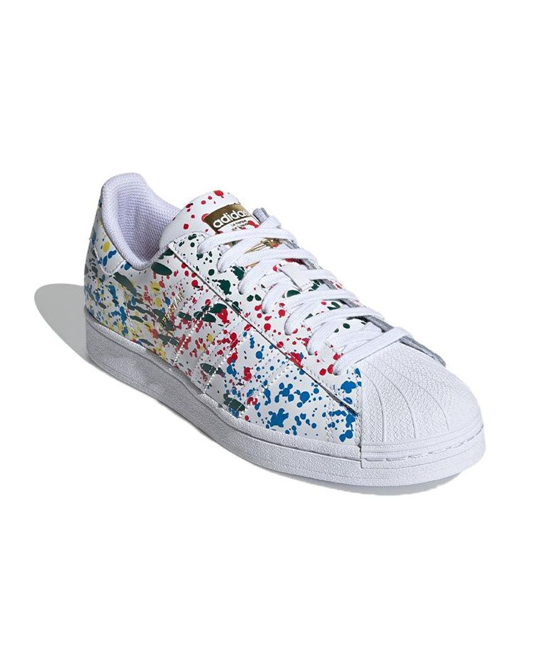 Adidas Blue Superstar 'Splashes, Splatter And Drips for men