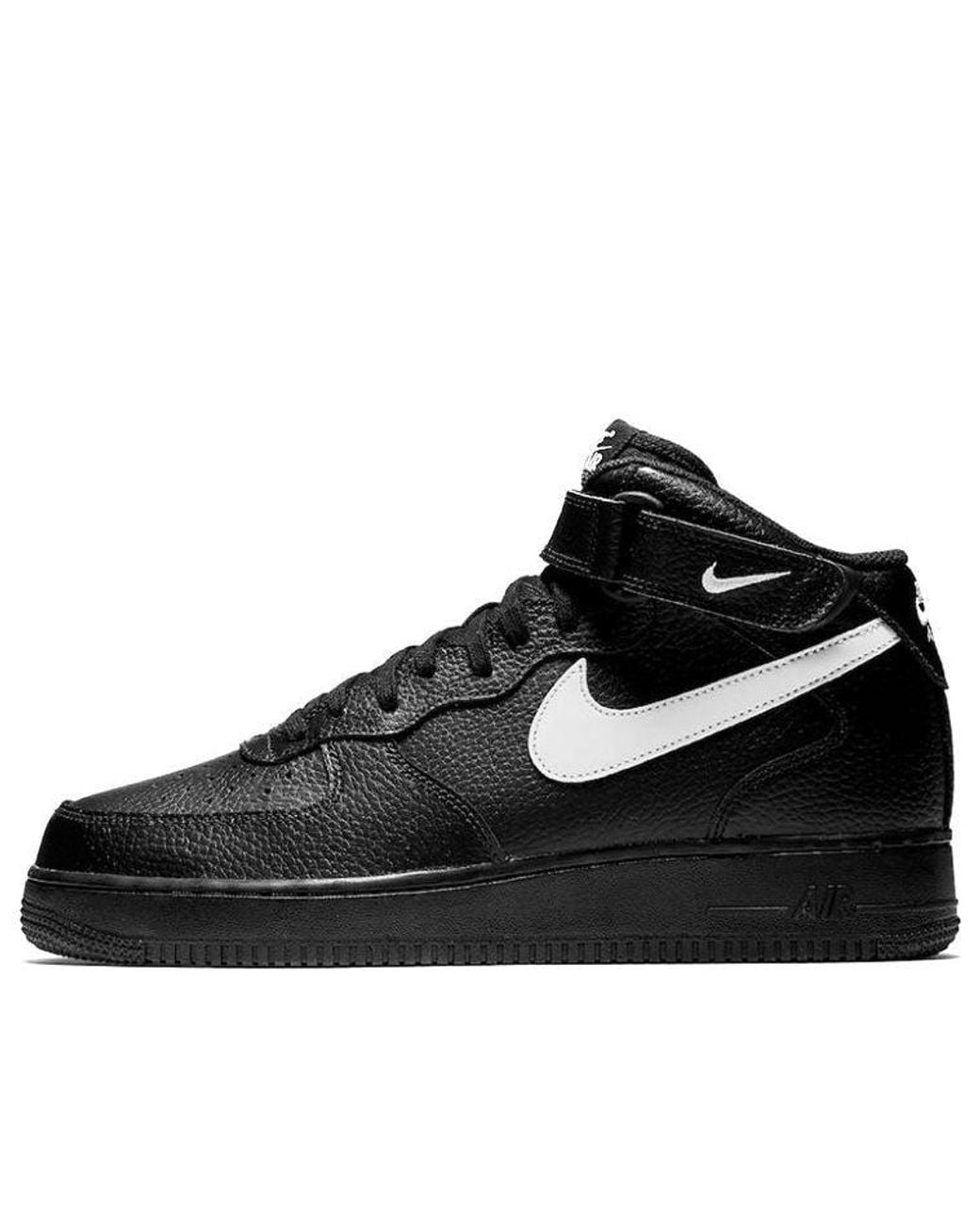 Nike Black Air Force 1 Mid '07 Sail' for men
