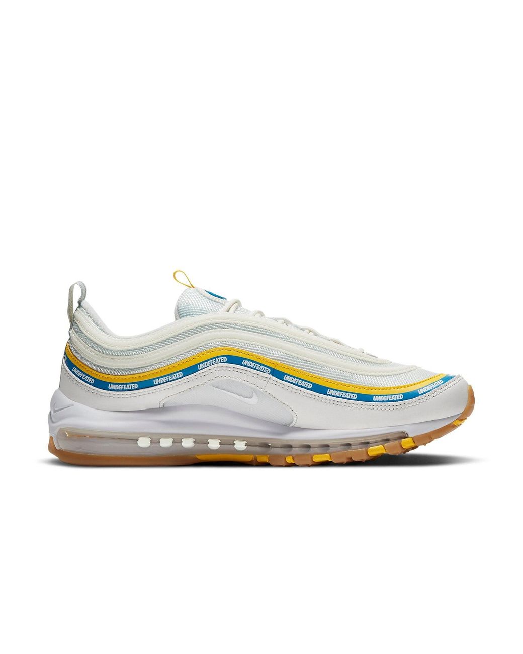 Nike White X Undefeated Air Max 97 'Ucla Bruins' for men