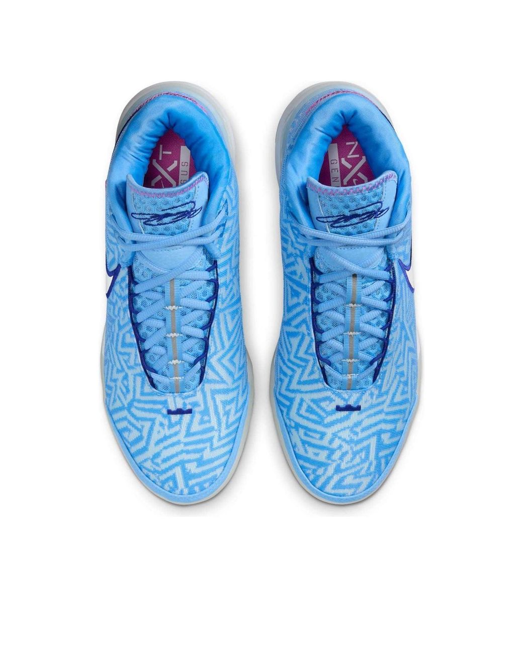 Nike Blue Zoom Lebron Nxxt Genisus 'University' for men