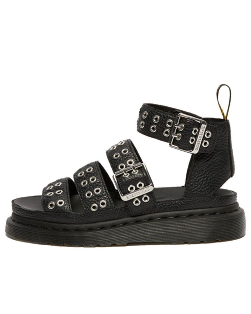 Dr. Martens Black (Wmns) Lightweight Sponge Cake Bottom Sandals