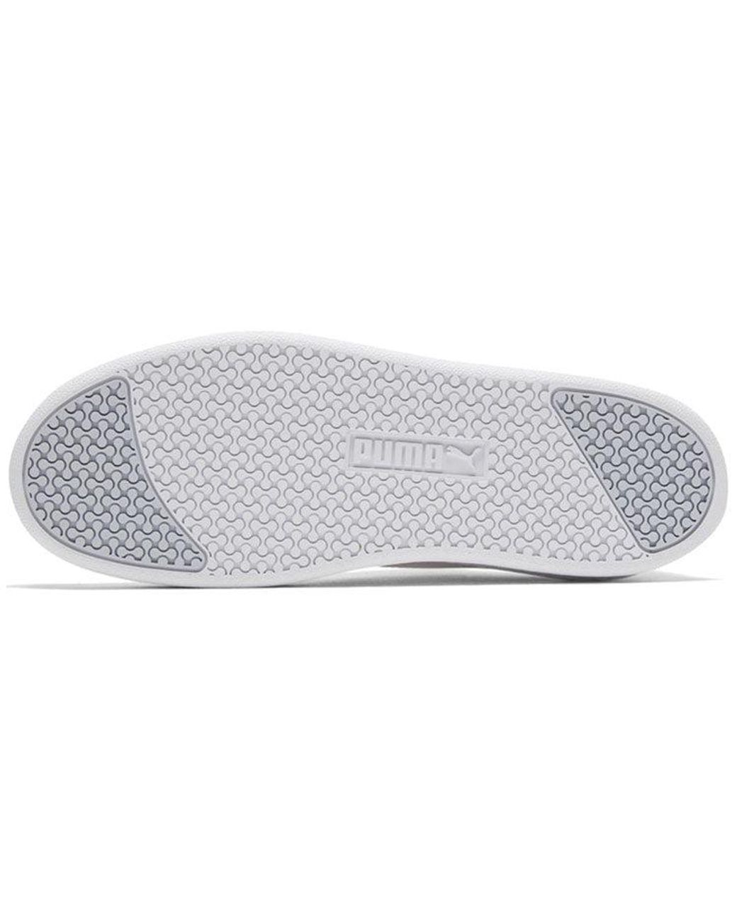 PUMA White (Wmns) Smash Platform Q4 Polka