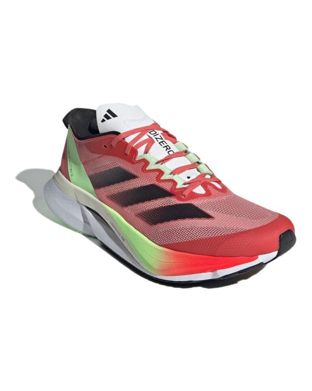 Adidas Red Adizero Boston 12 Neon' for men
