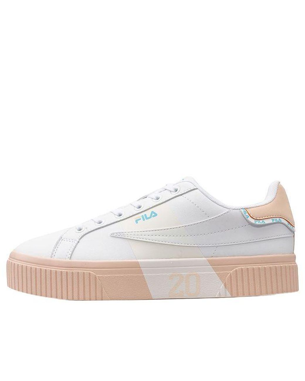 Fila White (Wmns) Fila Court Deluxe Platform Sneakers