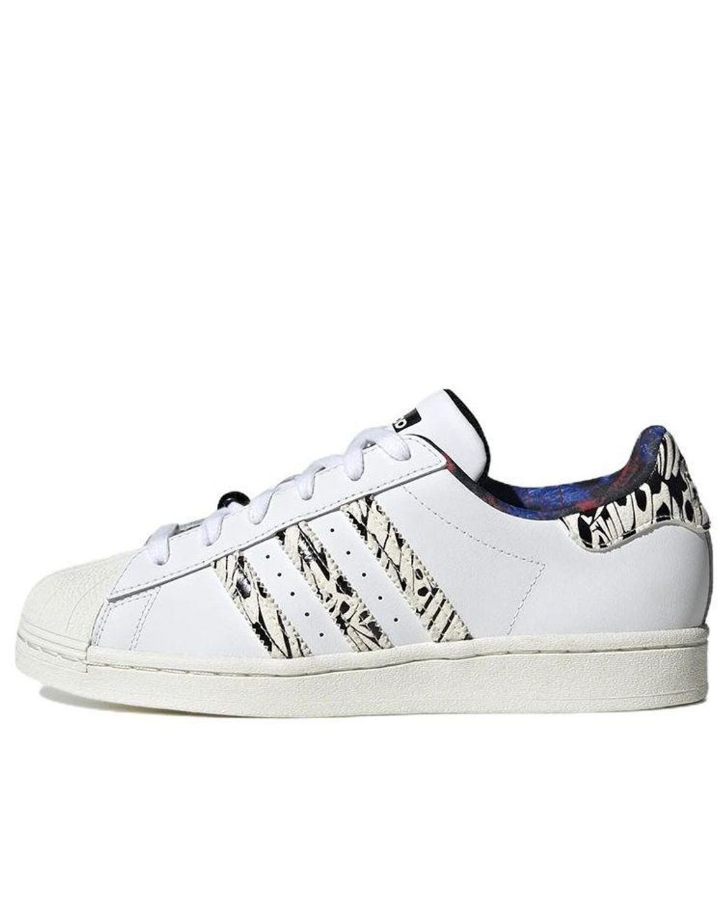 adidas Superstar in White Lyst