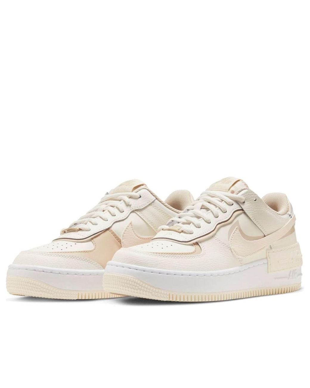 Nike White (Wmns) Air Force 1 Low Shadow 'Sail Pale Ivory Sanddrift'