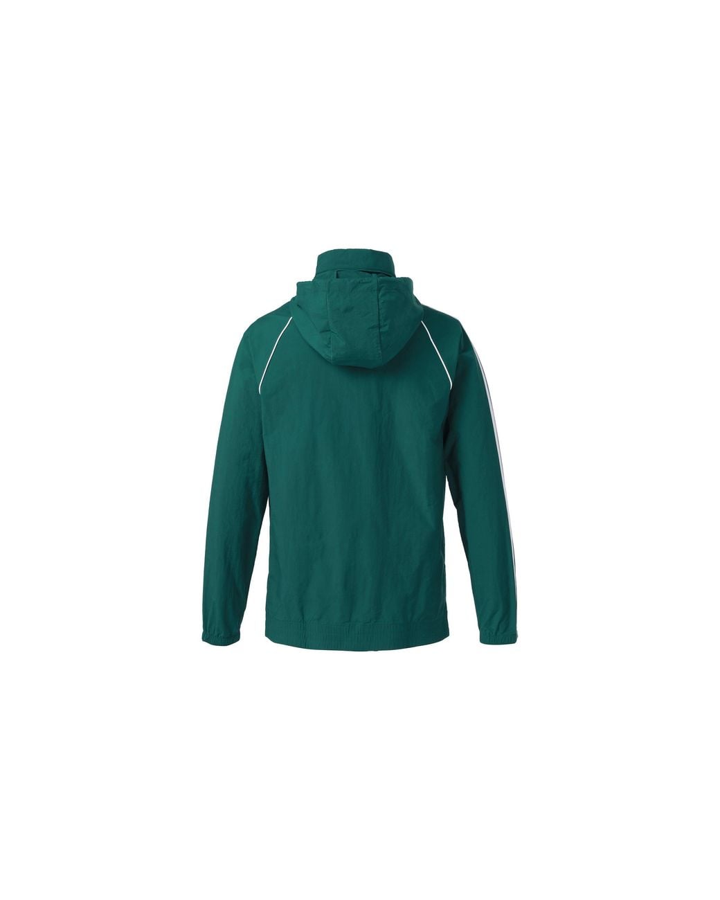 Adidas Green Originals Logo Colorblock Stripe Sports Jacket for men