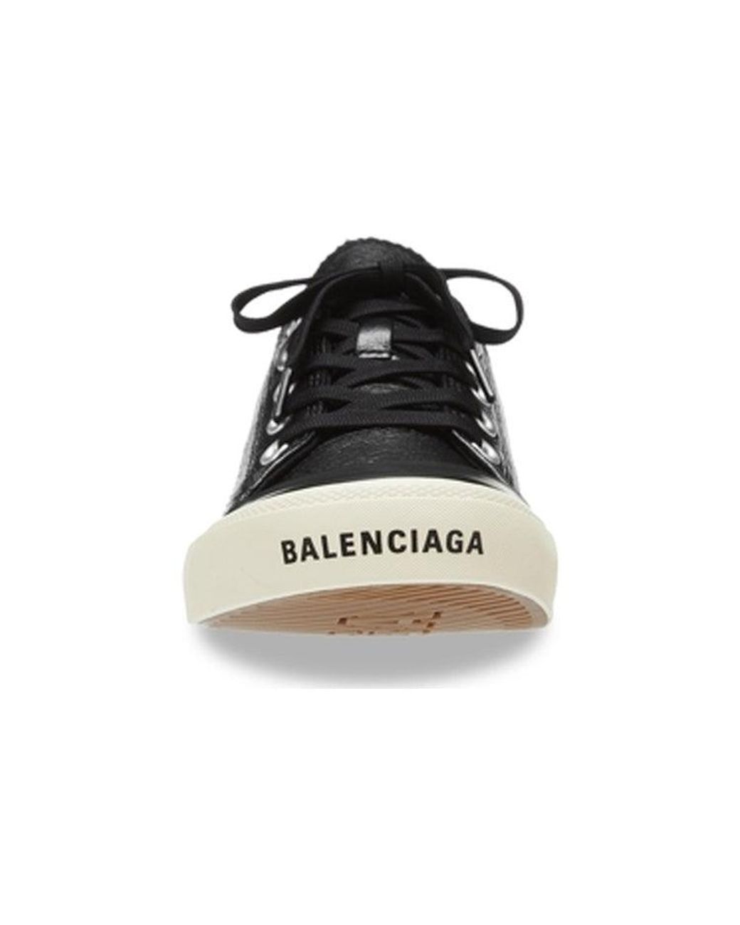 Balenciaga Black (Wmns) Paris Low Top Sneakers Leather And Rubber'