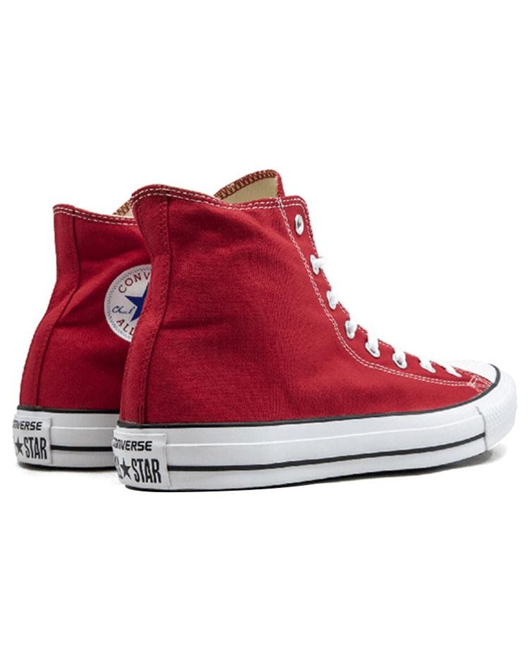 Converse Red Chuck Taylor All Star Hi for men