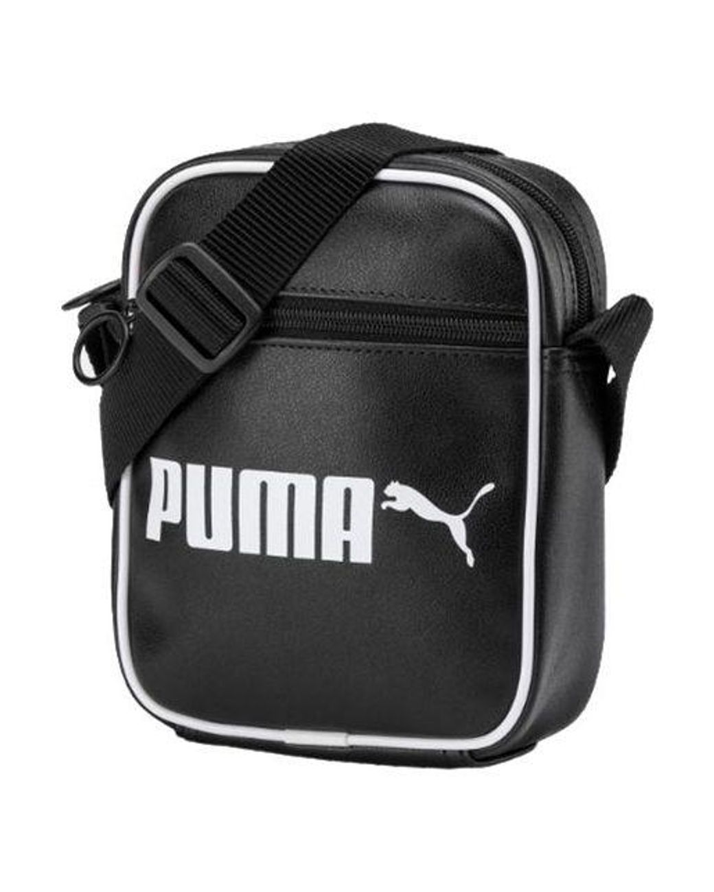 PUMA Black Campus Portable Retro Bag for men