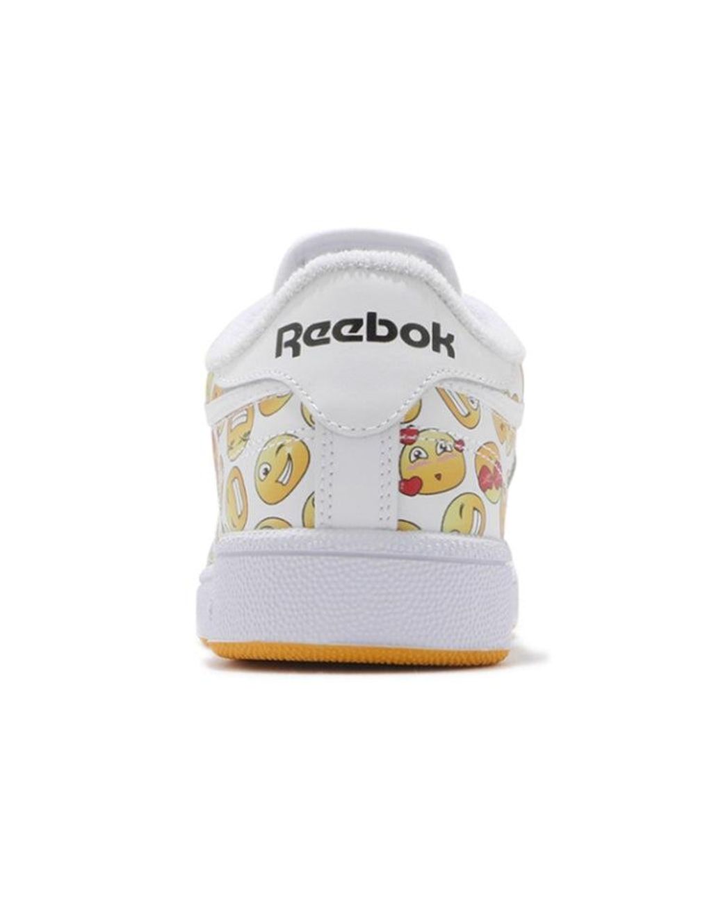 Reebok White Club C 85 Smiling Face