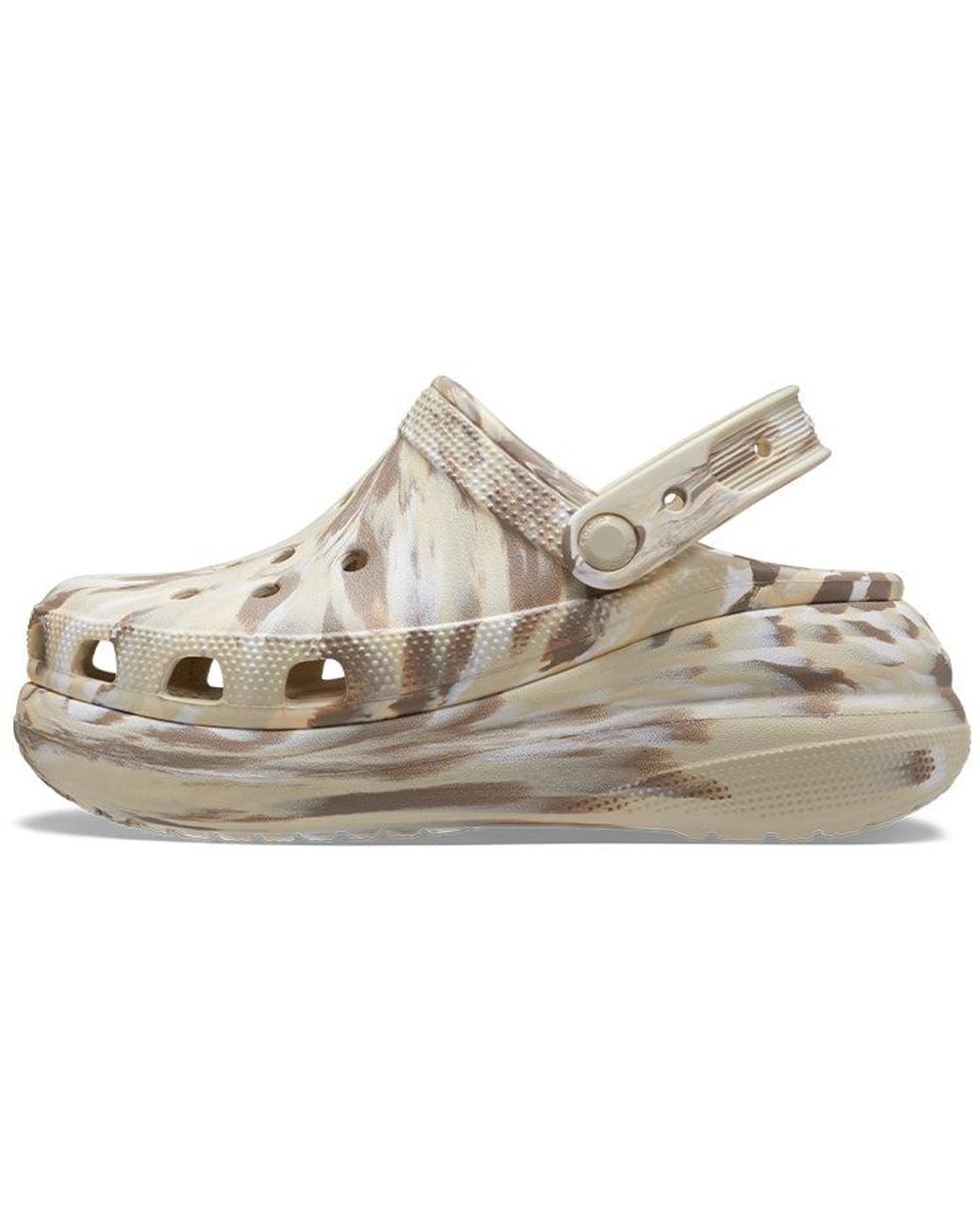 CROCSTM Natural Classic Crush Marbled Clog 'Bone Multi' for men