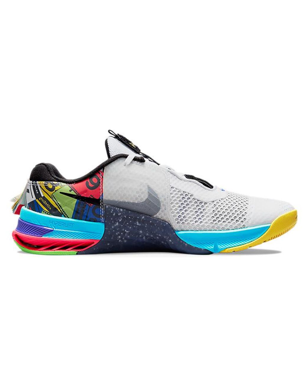 Nike Metcon 7 Amp Low-top Training Shoes Black/white/yellow in Blue | Lyst