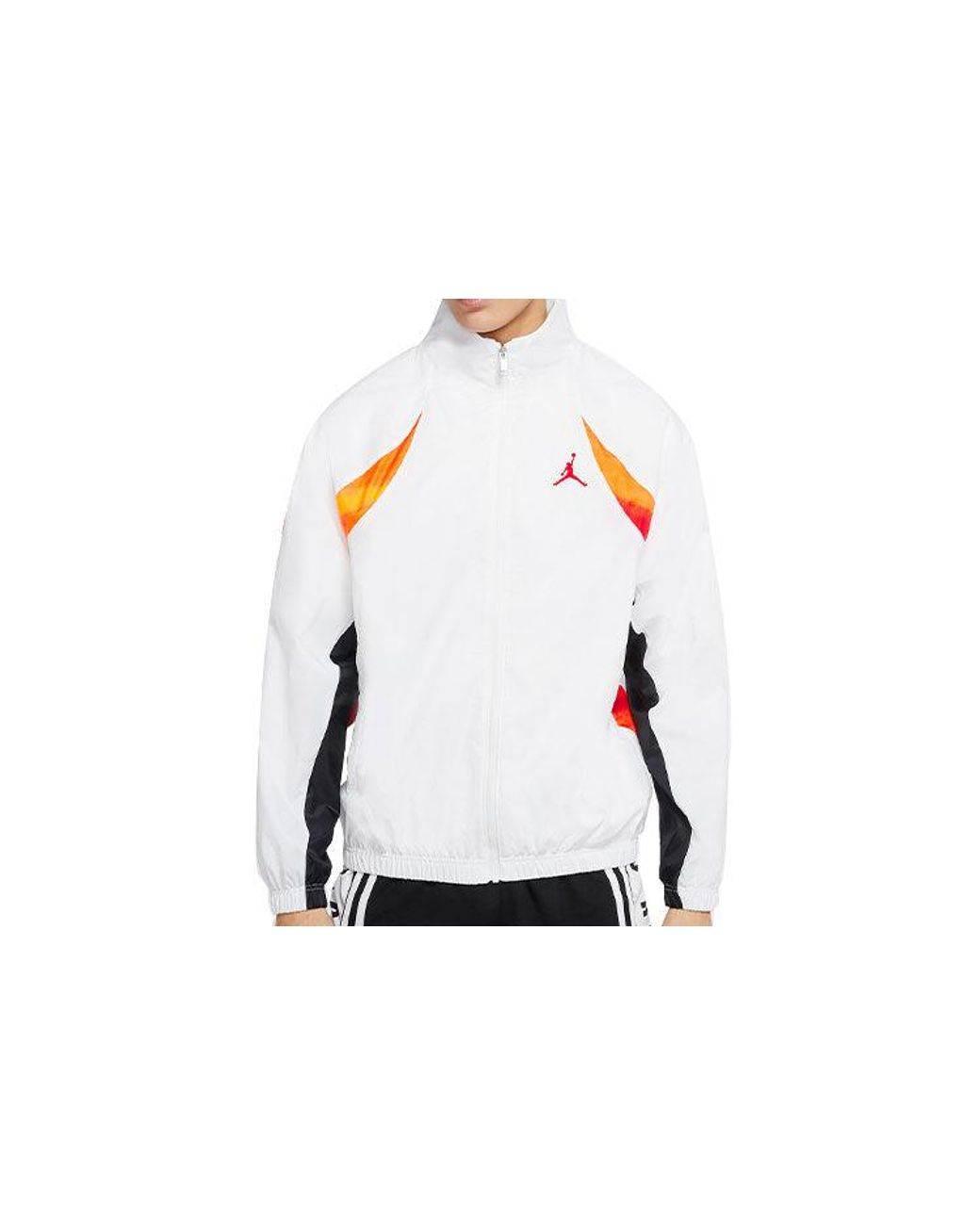 Nike White Legacy Aj11 Stand-Up Collar Causual Jacket Coat for men
