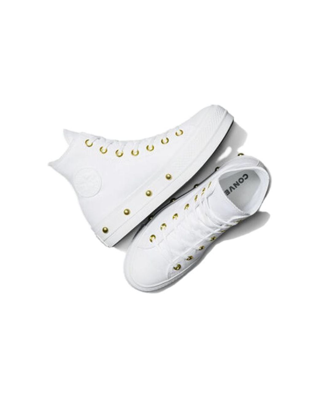 Converse White (Wmns) Chuck Taylor All Star Studded Lift Platform