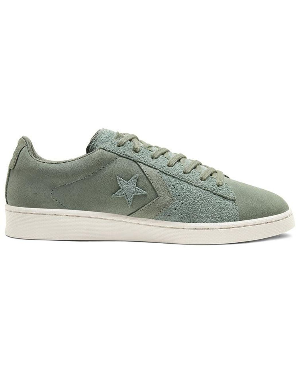 Converse Green Pro Leather Low 'Earth Tone Suede for men