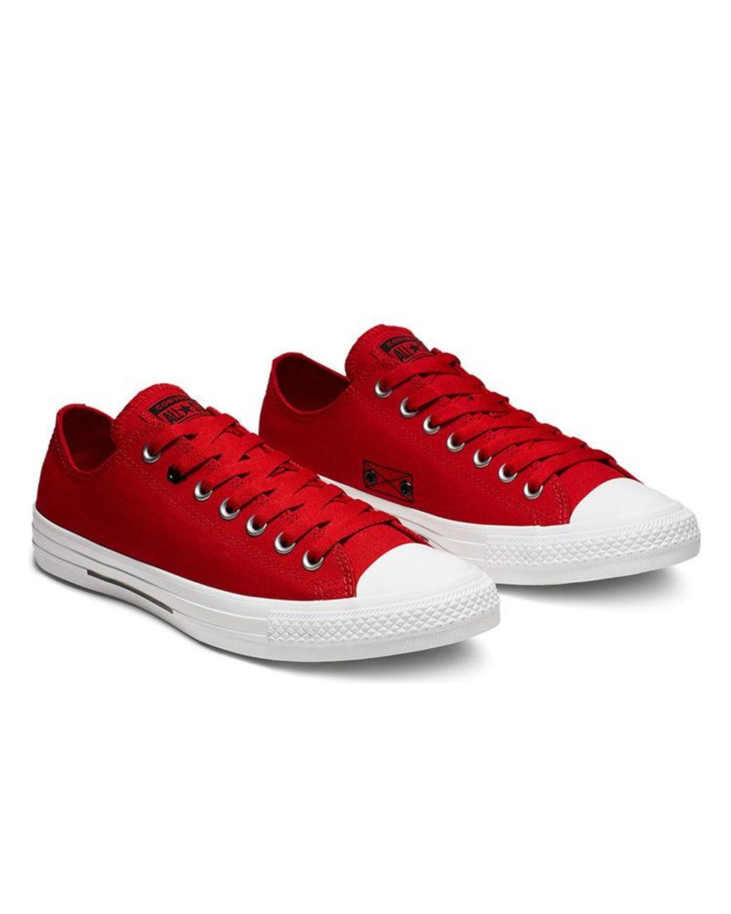 Converse Red Chuck Taylor All Star Flight School Low Top for men