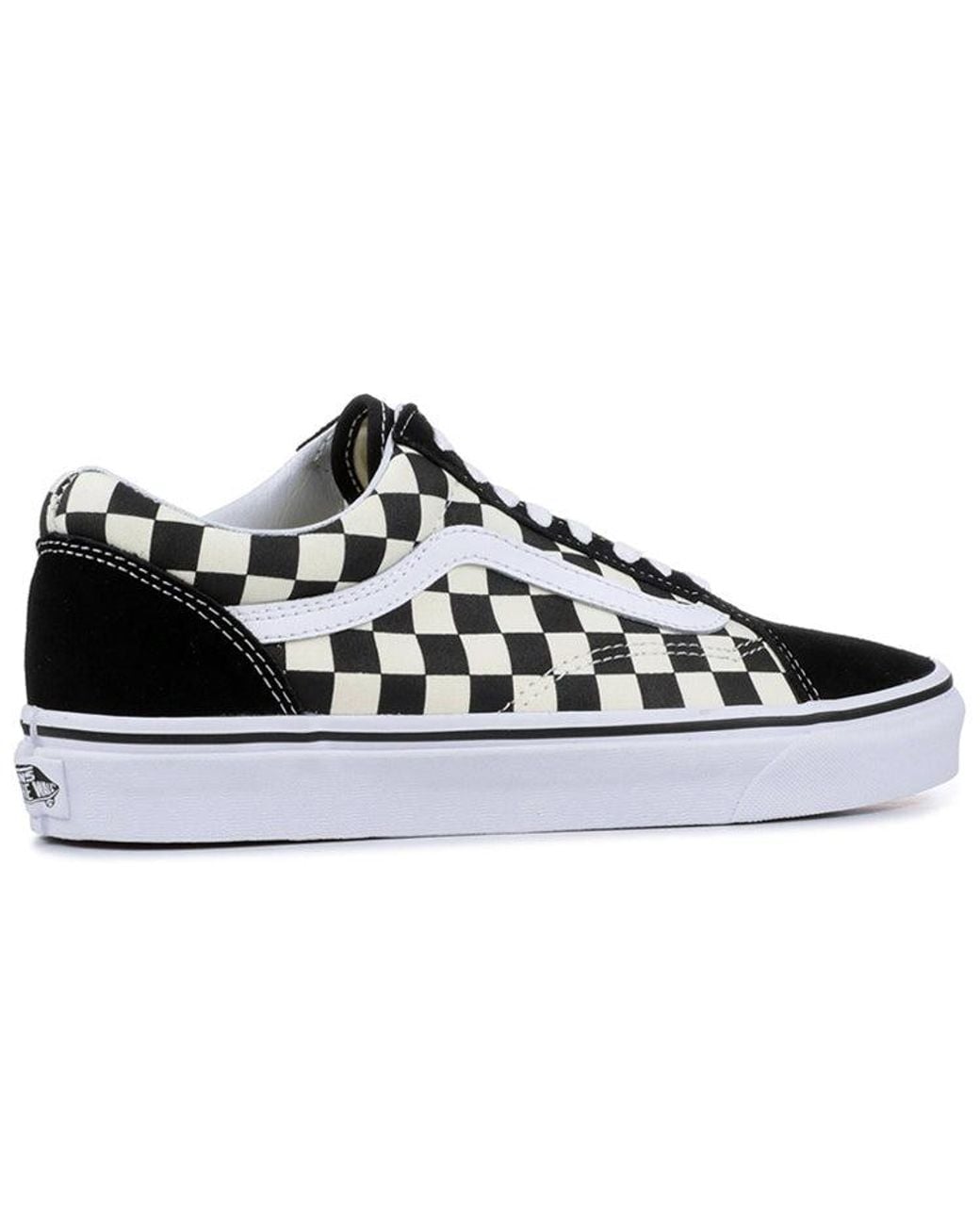 Vans Black Old Skool Checkerboard' for men