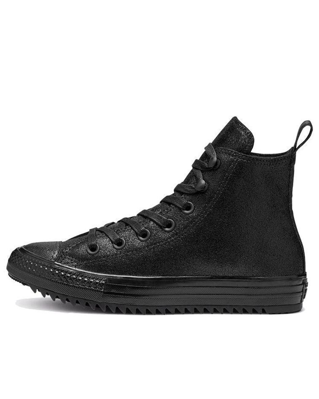 Converse Black (Wmns) Space Mountain Hiker Chuck Taylor All Star High Top Suede Samurai