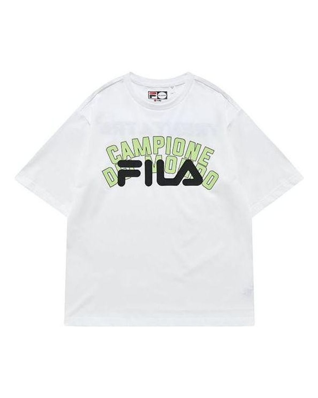 Fila White Basketball Tee for men