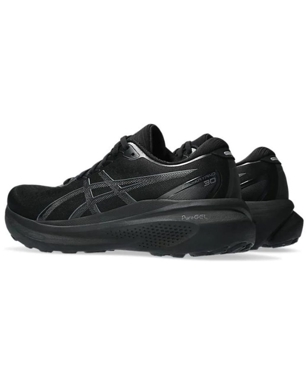 Asics Black Gel-Kayano 30 Extra Wide 'Triple' for men