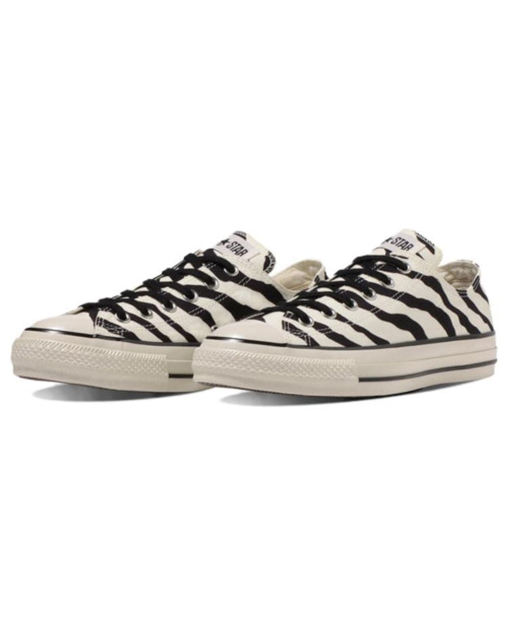 Converse White All Star Us Zebra Ox 'Zebra' for men
