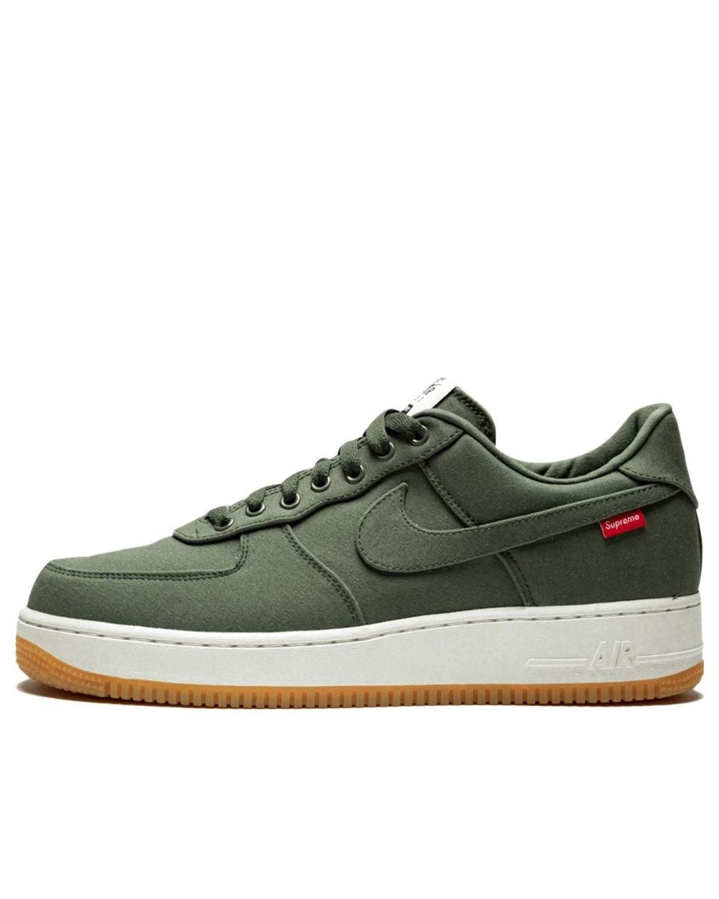 Nike Green X Supreme Air Force 1 Low Premium 08 Nrg 'Cargo Khaki' for men