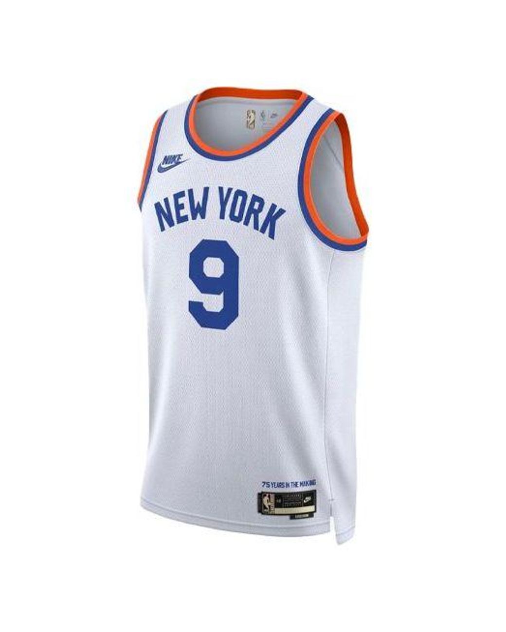 Nike Blue X Nba New York Knicks Jerseys 'Rj Barrett 9' for men
