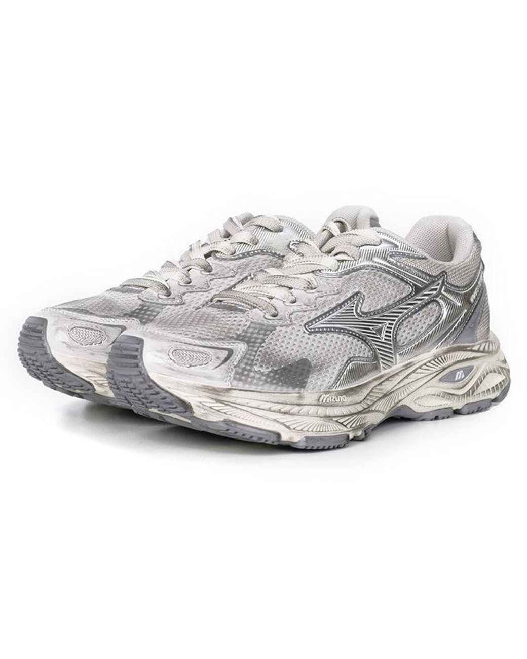 Mizuno White Racer S Metallic' for men
