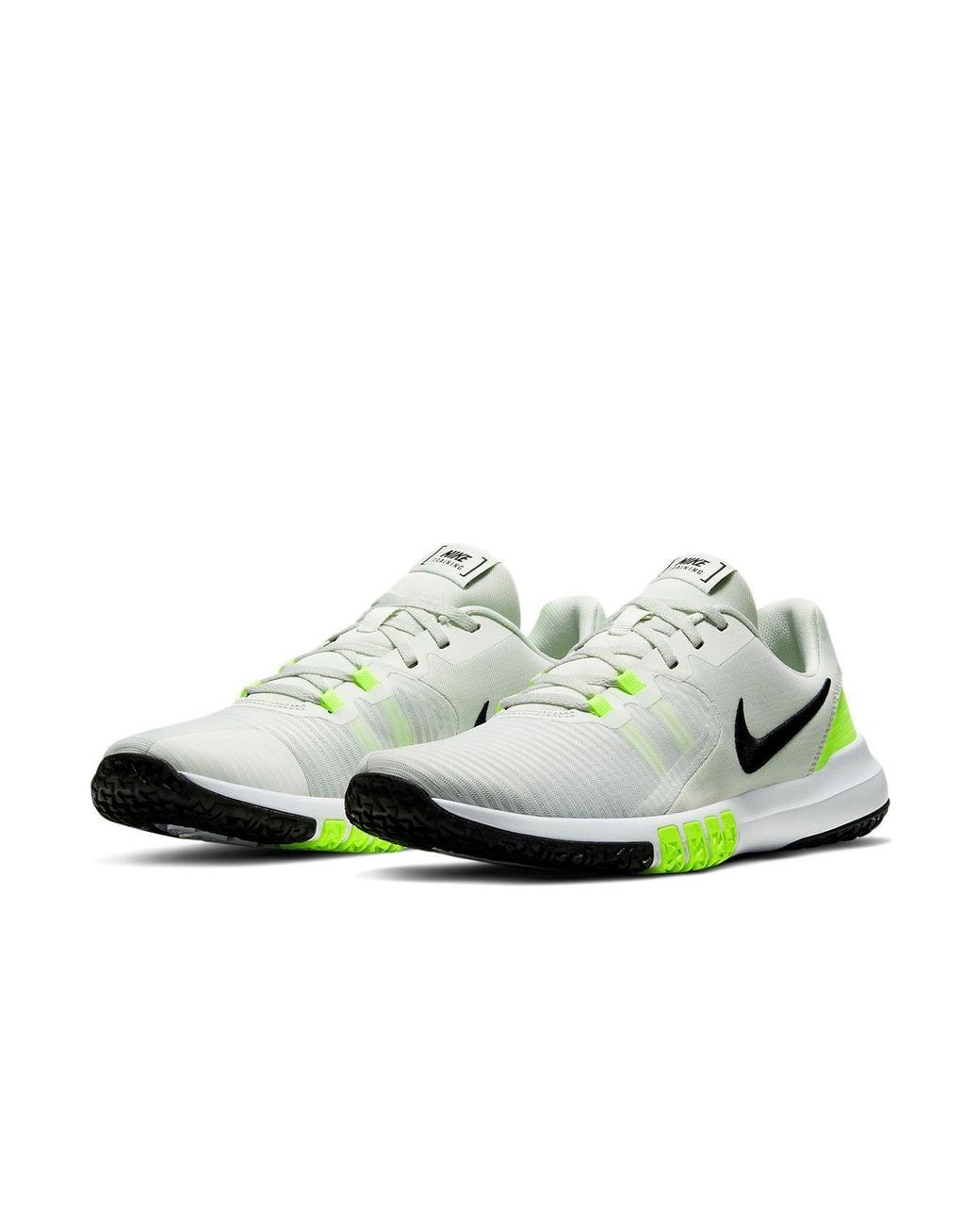 Nike White Flex Control 4 'Spruce Aura Volt' for men