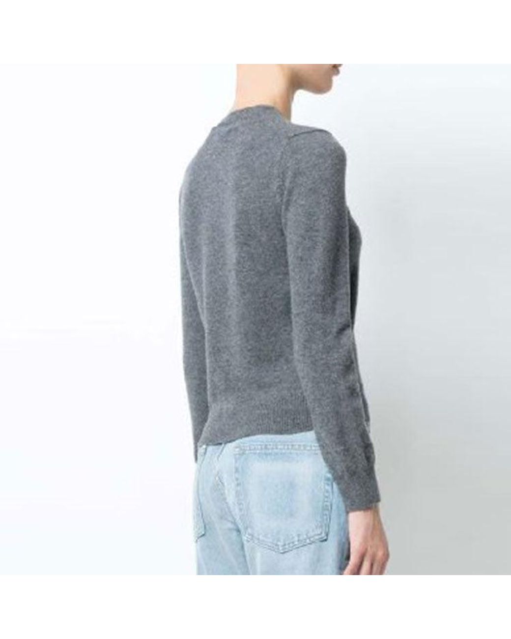 COMME DES GARÇONS PLAY Blue (Wmns) Cardigan Emblem