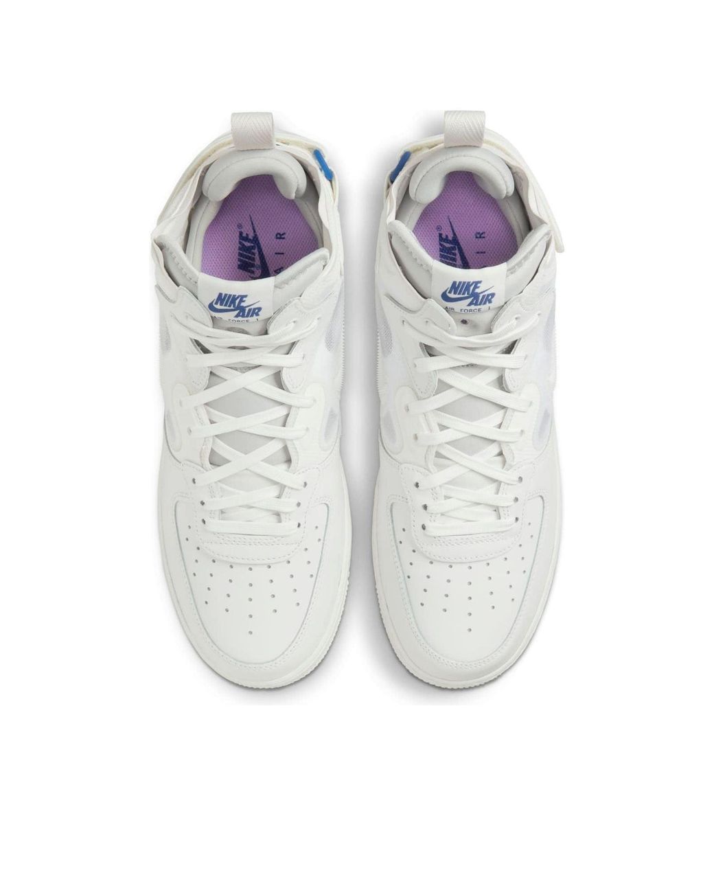 Nike White Air Force 1 Mid React 'Summit' for men