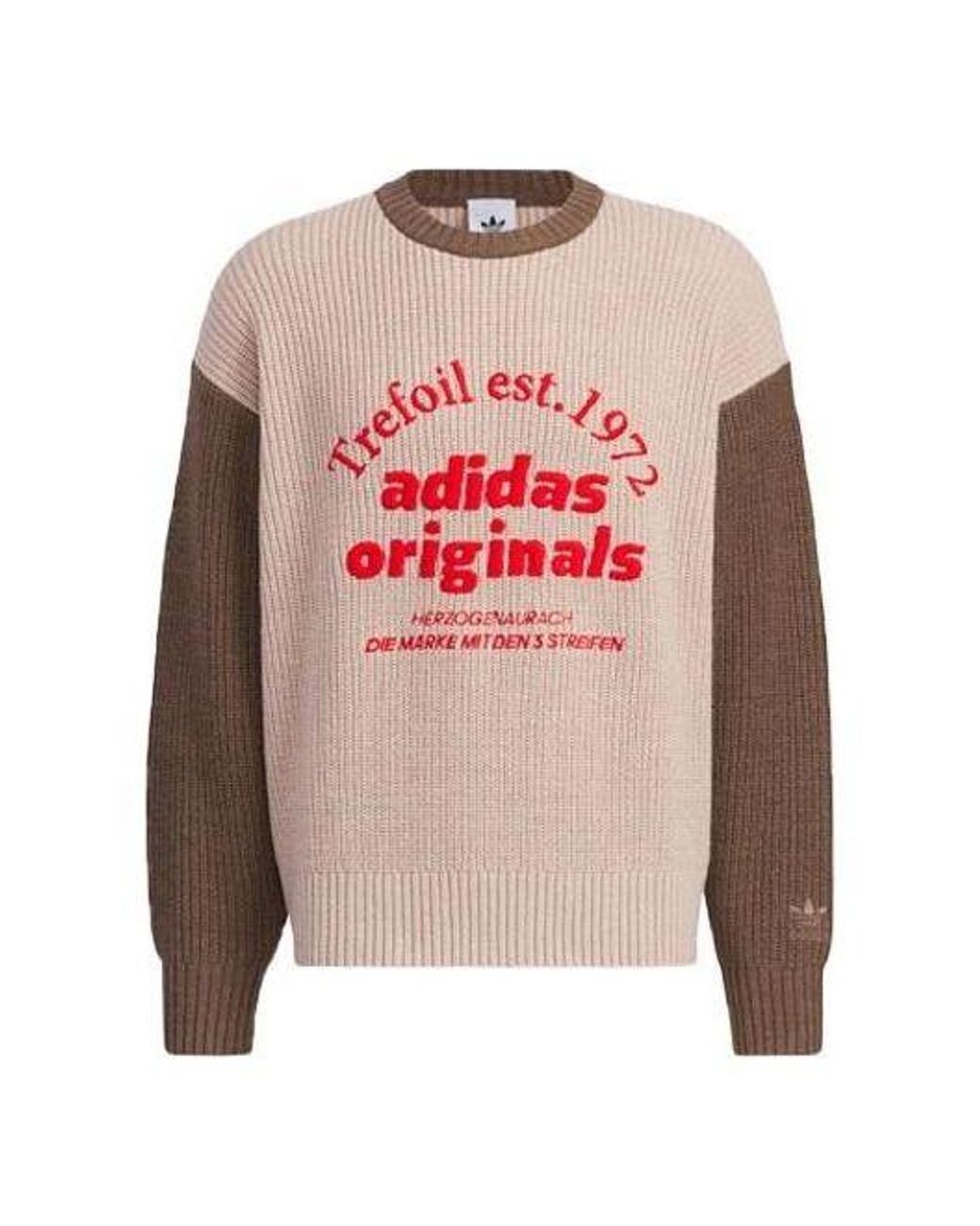 Adidas Pink Originals Classic Sport Sweater Asia Sizing for men